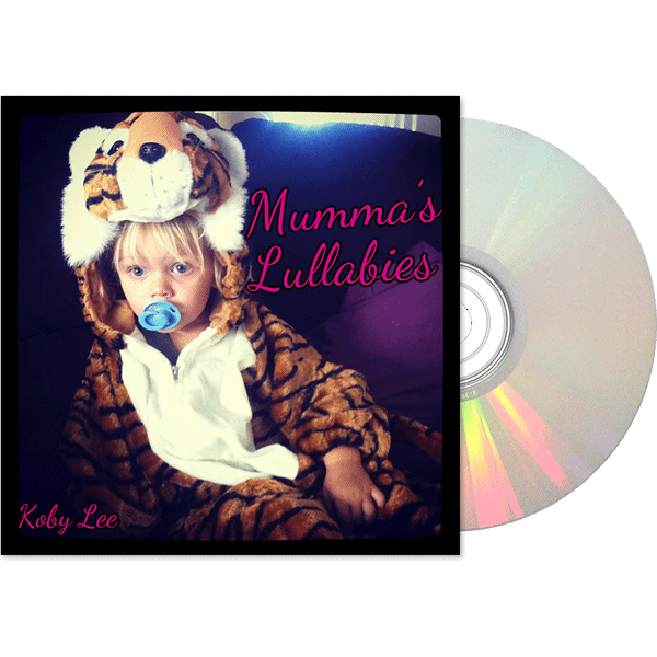 Mumma's Lullabies by Koby Lee (CD cover and disc)